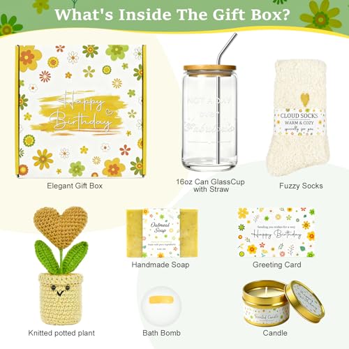 JOYOFUN Birthday Gifts for Women，Gift Baskets for Women Relaxing Gift Set Birthday Presents Female Friendship Gifts Box fo...