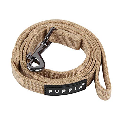 Puppia Two Tone Dog Lead Strong Durable Comfortable Grip Walking Training Leash for Small & Medium Dog, Pink, Large