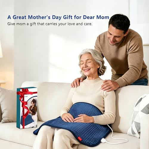 Comfytemp Extra Large Heating Pad for Back & Period, 33''x 17'' King Size FSA Eligible Pack, Birthday Gifts for Women Men ...