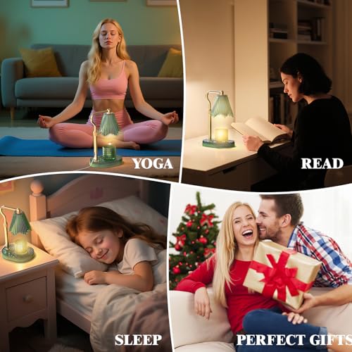WYghyronic Candle Warmer Lamp with Timer & Dimmable 4-Level Brightness - Adjustable Height,for New Home Bedroom, Gifts for...