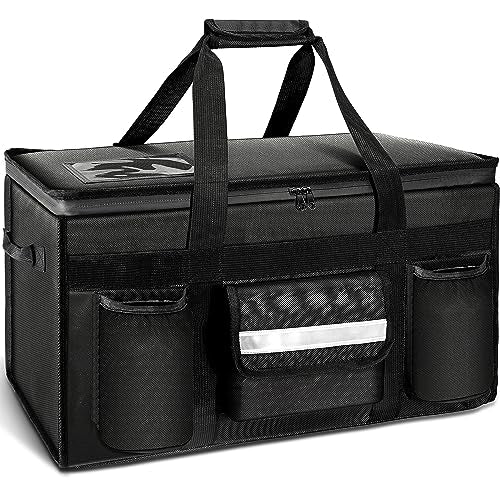 MyLifeUNIT Insulated Cooler Bag for Food & Pizza Delivery Bag Suitable for Car, Bike, Camping, Picnic, Beach, Large Size