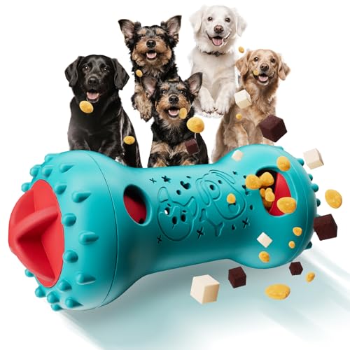 knitly Interactive Dog Toys, Adjustable Treat Dispensing Toy to Keep Them Busy, Dog Enrichment for Brain Stimulation & Cog...