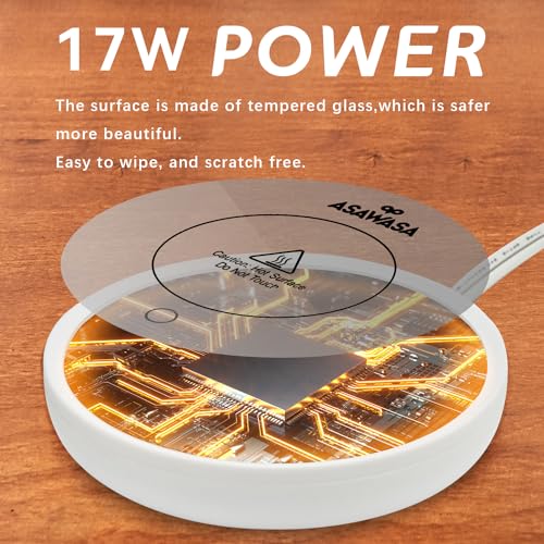 ASAWASA Smart Candle Warmer for Large Jar, Coffee Mug Warmers, with Gravity Switch Auto Shut-On/Off, Safely and evenly Rel...