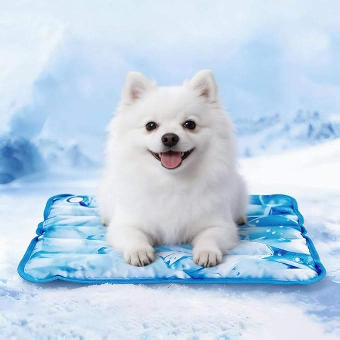 Dog Cooling Mat, Double-Sided Non-Slip Pet Cooling Pad, Washable and Durable, Indoor & Outdoor Summer Cooling Mat for All ...