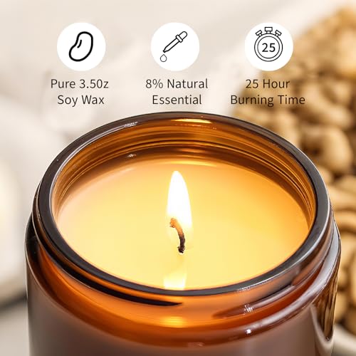 Candles for Home Scented, 6 Pack Scented Candles Gift Set for Women, 21 oz 150 Hour Long Lasting Soy Candle, Aromatherapy ...