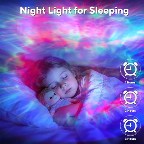 HIJOPIB Galaxy Projector for Bedroom, Nebula Ceiling Led Lamp with Remote & Timer, Night Light Gifts for Kids,Room Decor/B...