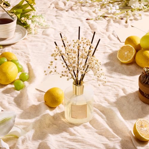 Cocorrína Reed Diffuser Set, Clean Linen 6.7 fl oz Scented Diffuser with Sticks Home Fragrance Reed Diffuser for Bathroom ...