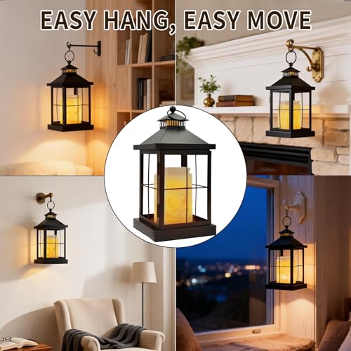 Candle Warmer Lamp with Timer,Lantern Warmer Compatible with 3 Wick Candles,Vintage Dimmable Lamp Candle Warmer Lantern De...