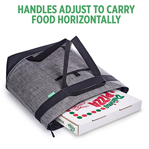 Jumbo Insulated Cooler Bag (Charcoal) with HD Thermal Insulation - Premium, Collapsible Soft Cooler Makes a Perfect Insula...