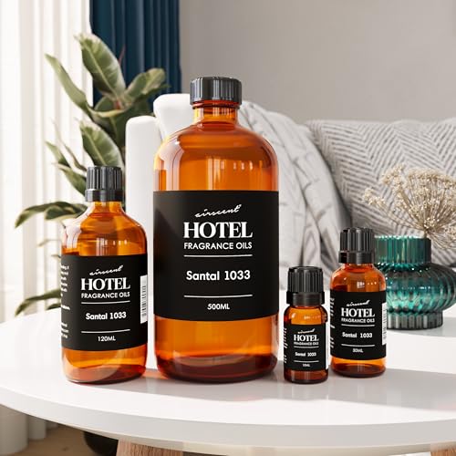 AirScent Santal Diffuser Oil No. 1033 - Santal-33 Inspired Perfume Dupe - Cardomom Sandalwood Iris - Fragrance Oil for Ult...
