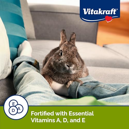 Vitakraft Menu Premium Rabbit Food - Alfalfa Pellets Blend - Vitamin and Mineral Fortified, Carrots, Greens, Grains, Fruit...