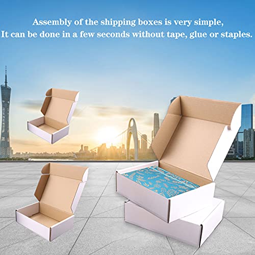 JIUZHOUXIN Shipping Boxes, 12''x9''x4'' Which is Anti-Impact Come with Exquisite Sealing Label.Suitable E-Commerce Packagi...
