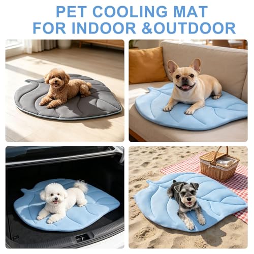 BEAUTYZOO Cooling Mat for Dogs & Cats, Dog Cooling Mat Q-Max>0.4, Double-Sided Pet Cool Pads for Summer, Crate, Kennel, Wa...