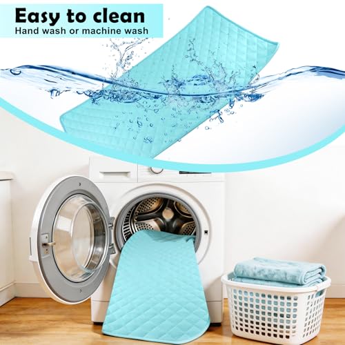 Vivifying Dog Cooling Mat, Ice Silk Pet Cooling Pad for Car Back Seat, Non-Slip Summer Cooling Mat for Dogs and Cats, Indo...
