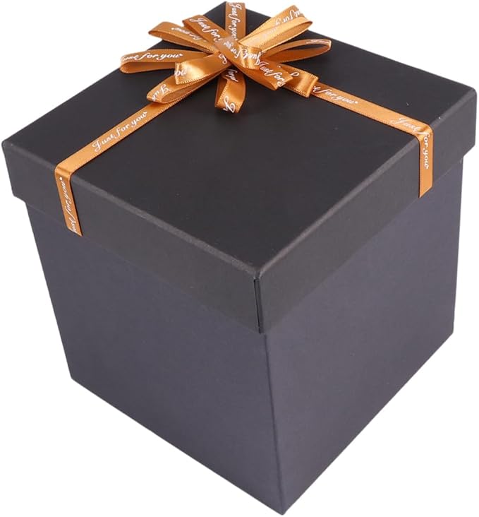 Ipetboom Delicate Wrap Box for Elegant Packaging Brown Kraft Storage Case Bowknot for Weddings Birthdays Anniversaries and...