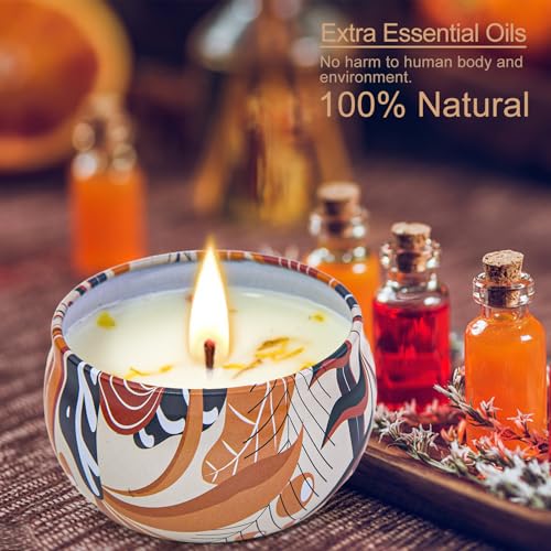 16 Pack Soy Wax Scented Candle Gift Set, Bulk Value Aromatherapy Candles with Fresh Green, Sea Salt & Sage, Coconut Vanill...