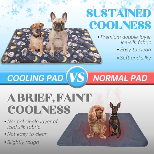 Paw Legend Dog Cooling Mat for Dogs Cat Cooling Pad for Dog Mat Blanket Summer Cool Tech Fabric Washable Sleeping Pad on K...