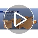 BOX USA Shipping Boxes 12"L x 9"W x 6"H, 25-Pack Small Corrugated Cardboard Boxes for Shipping, Mailing, Packing, Packagin...