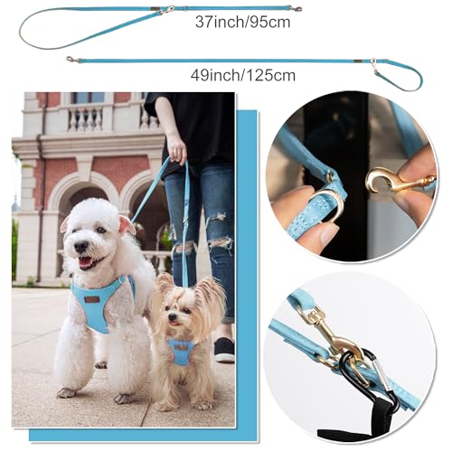 Puppytie Ultra-Light No-Pull XXS Dog Harness – Escape-Proof Adjustable Vest for Small Breeds (2.2-6lbs)