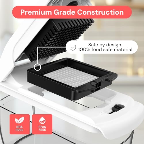 Fullstar The Original Pro Chopper - Vegetable Chopper and Spiralizer, Food Chopper with Container, Fruit Slicer, Kitchen G...