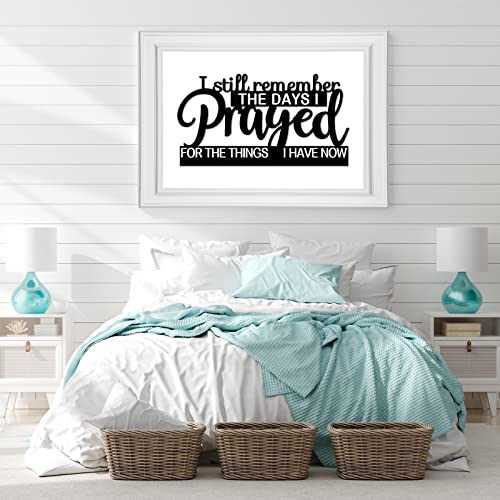 Jetec I Still Remember The Days I Prayed Sign Inspirational Table Blessed Signs Motivational Decor Farmhouse Table Home Ce...