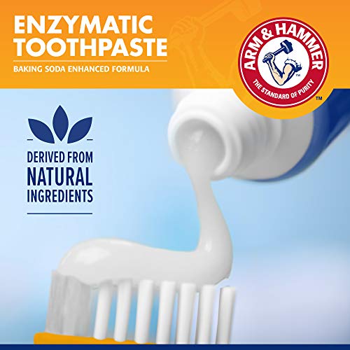 Arm & Hammer for Pets Tartar Control Dog Dental Kit, Enzymatic Toothpaste with Toothbrush and Fingerbrush, Baking Soda For...