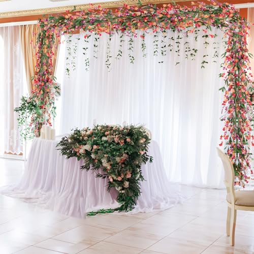 Artgar Flower Garland 6Ft Spring/Summer Garland Floral Garlands for Mantle All Year Round Paper Garlands Decor for Indoor ...