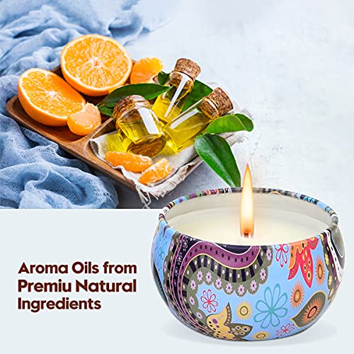 Scented Candles Gift Set for Women, Primevolve 12 Pack 2.5 Oz Soy Wax Travel Tin Aromatherapy Candles for Home Scented, Pe...
