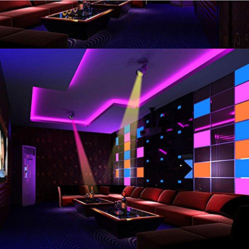 OMTO E26/E27 3W RGB Color Changing Spotlight with IR Remote Control Mood Ambiance Lighting colorful LED Light Bulbs,Dimmab...