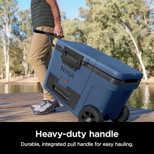 Ninja | Cooler | FrostVault 45QT Cooler with Wheels | Insulated with Temp Dry Storage Drawer | Keeps Ice Cold for Days | f...