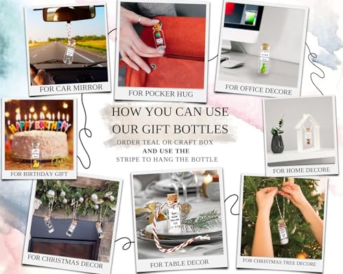 Anniversary Present for Her & Him, Romantic Gift to Boyfriend & Girlfriend, Message in Bottle I Love You Gifts Wife Husban...