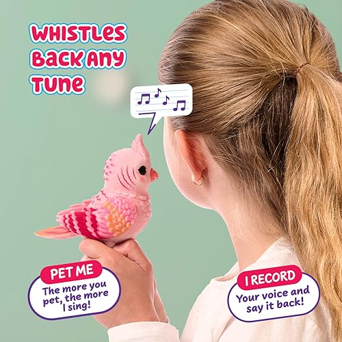 Little Live Pets My Really Real Talking Bird Toy & Cage - Rosie, Interactive Voice Repeating Toy, 20+ Sounds & Reactions, ...