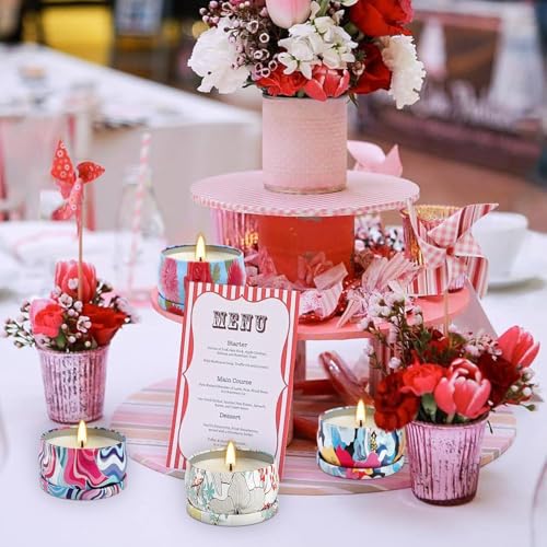 AYIQIW Set 36Pack Scented Candles Gifts Soy Wax Travel Tin Jar Candles for Home 2.5 OZ jar Candles for Mom, Birthday, Than...