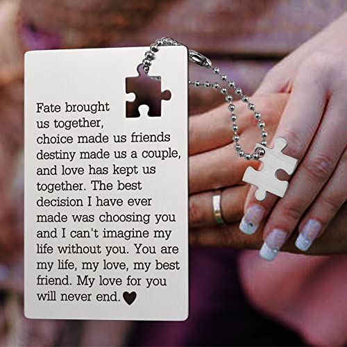 llxxeyopqdxz Husband Birthday Card From Wife, Wallet Insert Card, Anniversary Valentine Gifts for Men or Women, Love Gift ...