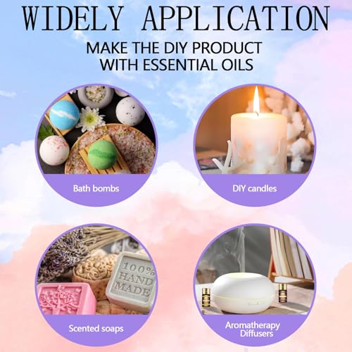 Wtrcsv Essential Oils Set - Top 15 Scents for Diffuser, Humidifier, Skin Care, Aromatherapy, Massage, Candle & Soap Making...