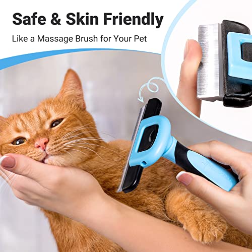 MIU COLOR Pet Grooming Brush, Deshedding Tool for Dogs & Cats, Effectively Reduces Shedding by up to 95% for Short Medium ...