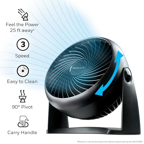 Honeywell HT-900 TurboForce Air Circulator Fan Black