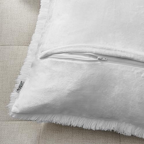 NordECO HOME Luxury Soft Faux Fur Fleece Cushion Cover Pillowcase Spring Decorative Throw Pillows Covers, No Pillow Inser...