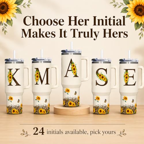 Personalized Mothers Day Gifts - Sunflower Gift For Women - Mothers Day Gifts For Mom, Sister, Daughter, Wife, Grandma - M...
