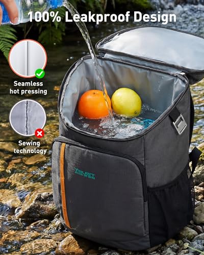 TOURIT Cooler Backpack Lightweight Insulated Backpack Cooler Leak-Proof for Men and Women, Sports Fan Coolers