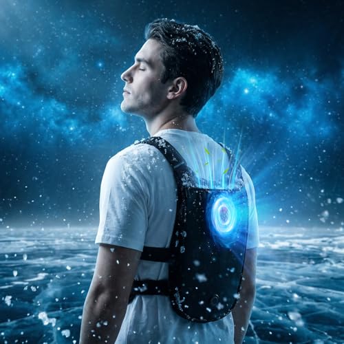 DR.HILL [2026 Version] Industrial Cooling Vest with 2PCS Cooling Plate and 3PCS Fans - Up to 10 Hrs Heat Relief for Constr...