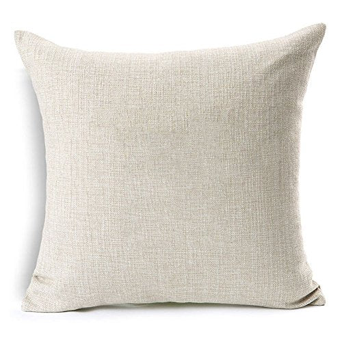 Qinqingo Throw Pillow Covers Embroidery-Like Style Cotton Linen Square Flamingo Throw Pillow Case Home Sofa Decorative Cus...