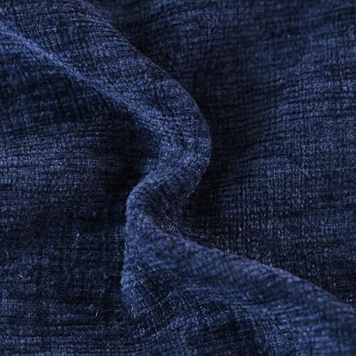 CaliTime Throw Pillow Covers Decorative 18 X 18 Inches Pack of 2 Cozy Chenille Cushion Cases for Couch Sofa Bed Living Roo...