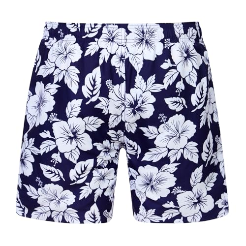 uideazone Mens Swim Trunks with Compression Liner Swimming Shorts 7 Inch Inseam Waterproof Quick Dry Beach Sport Shorts M-XXL