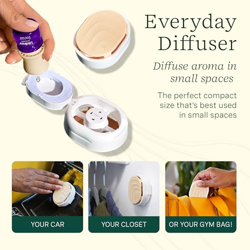 Lifelines Sensory Essentials Travel Set - Includes Everyday Aromatherapy Diffuser, Fidget Grounding Stone, Pen Diffuser & ...