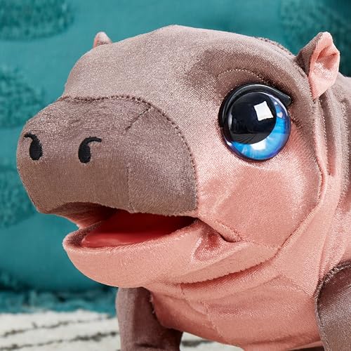 FurReal Sally The Silly Hippo, 9 Inch Interactive Plush, Kids Toys for Ages 4 Up by Just Play, Kids Toys for Ages 4 Up by ...
