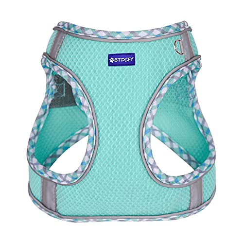 BTDCFY Step in Mesh Dog Harness and Leash Set - Breathable Air Mesh Reflective Escape Proof Vest - No Choke, Lightweight -...