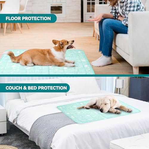 SUPRIY Pet Cooling Mat for Dogs & Cats - Qmax 0.4 Waterproof Cooling Pad, Summer Heat Relief Mat with Japanese Polyester T...