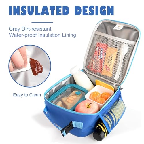 CaCTOUR Lunch Box Kids,Premium Insulated Lunchbox for Girls Boys,Soft Mini Cooler Bag Back to School Thermal Reusable Lunc...
