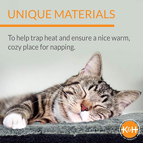K&H PET PRODUCTS Self-Warming Cat Bed Pad, Self Heating Pad for Outdoor Cat Houses, Warming Mat for Indoor Pet Beds & Furn...